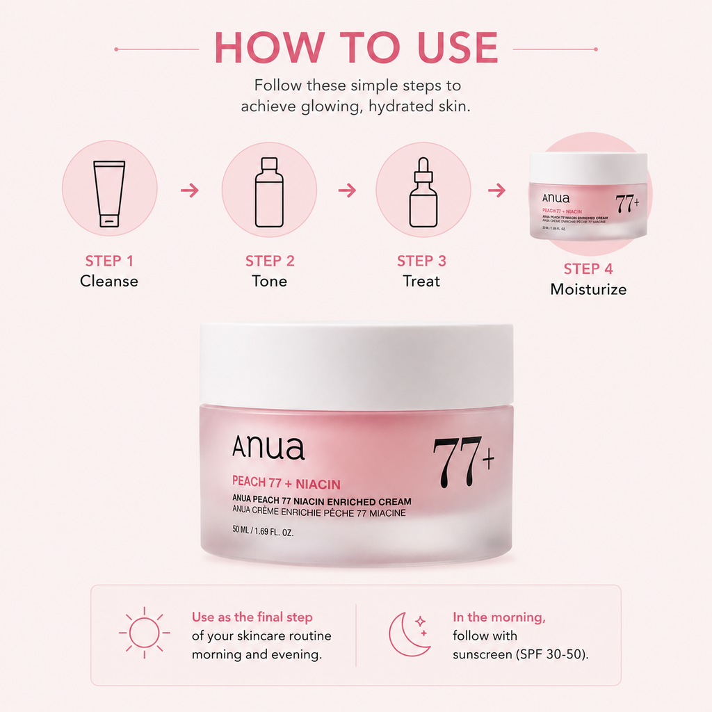 Anua Peach 77 Niacin Enriched Cream 50ml