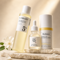 The Dark Spot Recovery Ritual Korean skincare set with, toner, serum and cream for dark spots and uneven skin tone.
