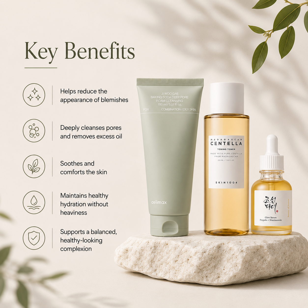 The Blemish Control Ritual helps reduce blemishes, balance oil production, refine pores and support a clearer complexion.